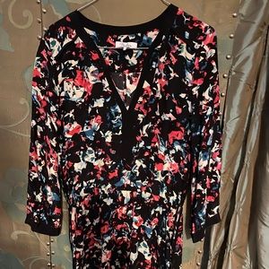 Parker silk dress tunic shorter high low